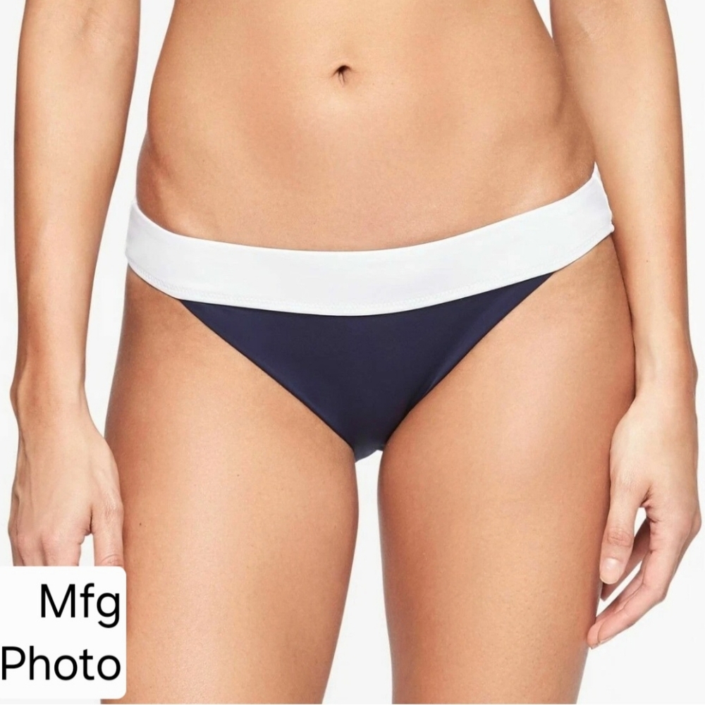 Athleta Mod Block Medium Rise Swim Bottom, Womens Medium